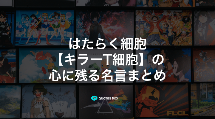 「キラーT細胞」の名言5選！面白い名言や座右の銘にしたい名言を紹介！